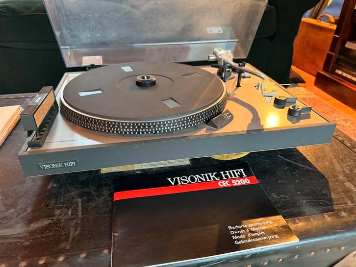 Visonik Hifi CEC 5200 Platenspeler, Audio, Tv en Foto, Platenspelers, Gebruikt, Platenspeler, Overige merken, Pitch-regelaar, Ophalen of Verzenden
