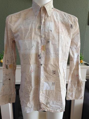 Paul Smith mooie beige overhemd M 39 40 | Gratis Verzenden ! beschikbaar voor biedingen