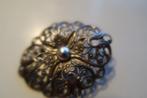 broche filigrainzilver-lengte 5 cm, Overige materialen, 4 tot 7 cm, Gebruikt, Ophalen of Verzenden