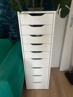 Ikea Besta ladeblok met 9 lades, wit, 36(b)x48(d)x116(h)cm, Huis en Inrichting, Ophalen, 5 laden of meer, Zo goed als nieuw, Minder dan 100 cm
