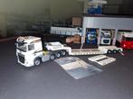 Daf xf met dieplader, Hobby en Vrije tijd, Modelauto's | 1:50, Ophalen of Verzenden, Zo goed als nieuw, Bus of Vrachtwagen, Tekno