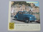 FT 708 FIAT 500 C. Folder, Ophalen of Verzenden, Zo goed als nieuw, Overige merken