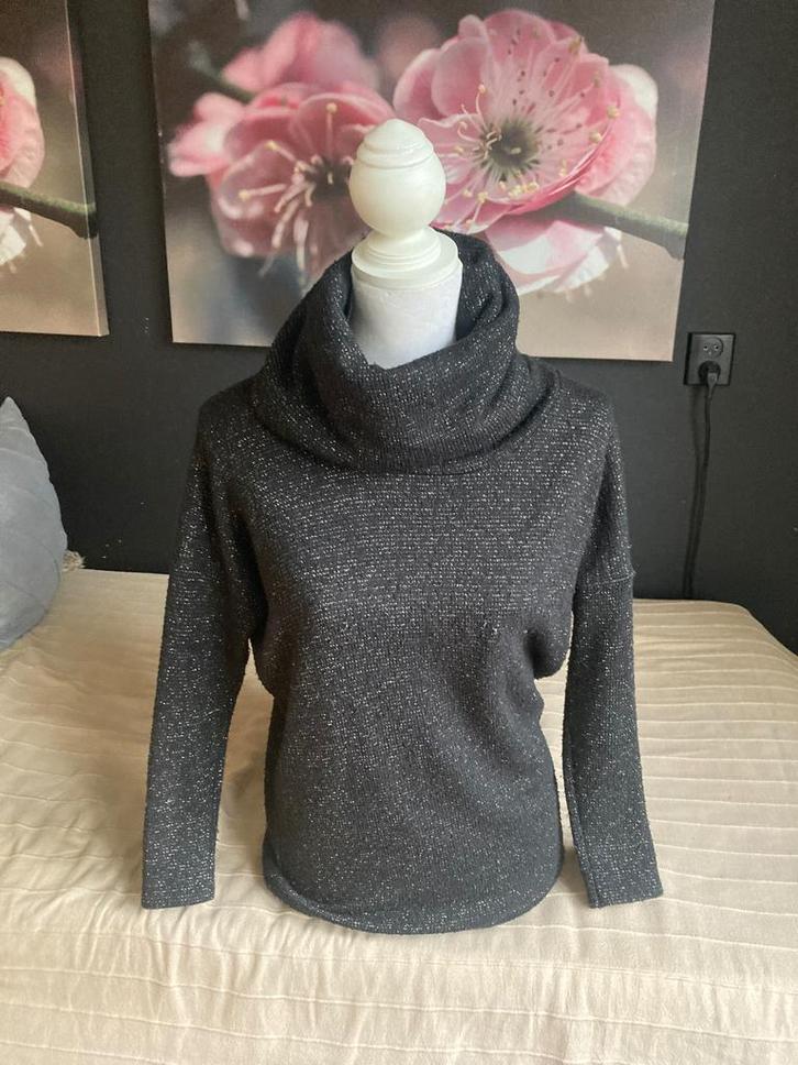 zwarte coltrui, Kleding | Dames, Truien en Vesten, Gedragen, Maat 38/40 (M), Zwart, Ophalen of Verzenden