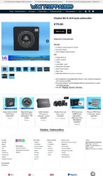 Gladen RS-X 08 8 inch subwoofer RSX8 Compact, Auto diversen, Gebruikt, Hifi-Focus, Aalsmeerderweg 173 1432 CL, Aalsmeer, Ophalen of Verzenden