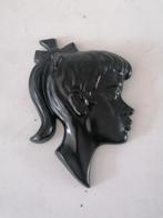 JEMA HOLLAND keramiek wandhoofdje van een meisje izgst, Antiek en Kunst, Ophalen of Verzenden