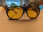 Overzetzonnebril, Ophalen of Verzenden, Gebruikt, Zwart, Zonnebril