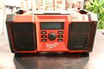 Milwaukee M18 JSR DAB+ Bouwradio (zonder accu), Ophalen of Verzenden, Gebruikt, Bouwradio