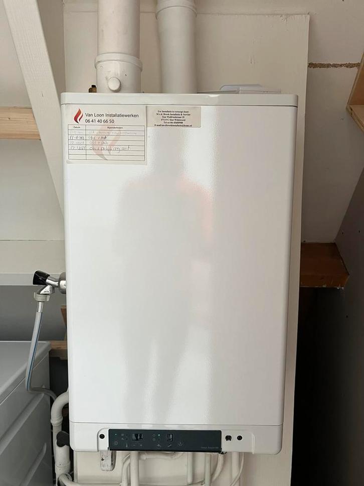 CV ketel van merk intergas type Compact HRE, Doe-het-zelf en Verbouw, Geisers en Boilers, Gebruikt, Boiler, Aardgas, Minder dan 20 liter