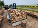Haardhout eiken brandhout kachelhout, Tuin en Terras, Haardhout, Minder dan 3 m³, Ophalen of Verzenden, Eikenhout, Blokken