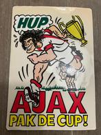 Grote vintage Ajax sticker jaren 70 Dik Bruynesteyn - 1, Verzamelen, Sportartikelen en Voetbal, Ophalen of Verzenden, Zo goed als nieuw