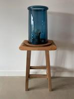 Houten Kruk - Stoer & Authentiek - 80x50x30 cm, Ophalen, Gebruikt, Bruin, Eén