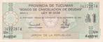 Argentinië prov de tucuman 1 austral 30-11-1991, Verzenden, Zuid-Amerika, Los biljet