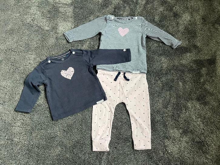 Leuk setje Noppies maat 62, Kinderen en Baby's, Babykleding | Maat 62, Zo goed als nieuw, Meisje, Setje, Ophalen of Verzenden