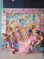 Barbie Schilderij - Zelfgemaakt Kunstwerk, Ophalen, Zo goed als nieuw, Knutselwerk