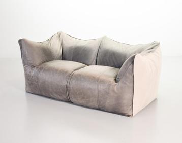 Mario Bellini Le Bambole bank C&B Italia, leren sofa 70s beschikbaar voor biedingen