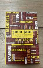 Gert J.J. Biesta - 3000 jaar denkers over onderwijs, Boeken, Ophalen of Verzenden, Zo goed als nieuw, Gert J.J. Biesta; Mariëtte Lusse; Erno Eskens; René Gude