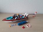 Playmobil Family Fun 9428 Motorboot met onderwatermotor zgan, Ophalen of Verzenden, Zo goed als nieuw, Complete set