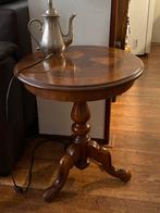 Ronde Bijzettafel - Diameter 51cm, Hoogte 58cm, Ophalen of Verzenden