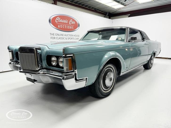 Lincoln CONTINENTAL Mark III  - ONLINE AUCTION, Auto's, Oldtimers, Bedrijf, Lincoln, Benzine, Automaat, Blauw
