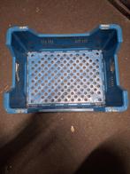 Blauwe Kunststof Krat, Doe-het-zelf en Verbouw, Kratten en Dozen, Ophalen of Verzenden, Gebruikt, Krat, Minder dan 35 cm