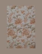 4705 60s frans bloemen behang taupe klassiek vintage swiet, Huis en Inrichting, Stoffering | Behang, Verzenden, Roze