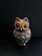 Uiltje goud zilver diamantjes leuk voor kerst, Ophalen of Verzenden, Gebruikt