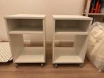 IKEA VIHALS Nachtkastje - Wit - 37x37cm, Huis en Inrichting, Slaapkamer | Nachtkastjes, Minder dan 45 cm, Ophalen of Verzenden