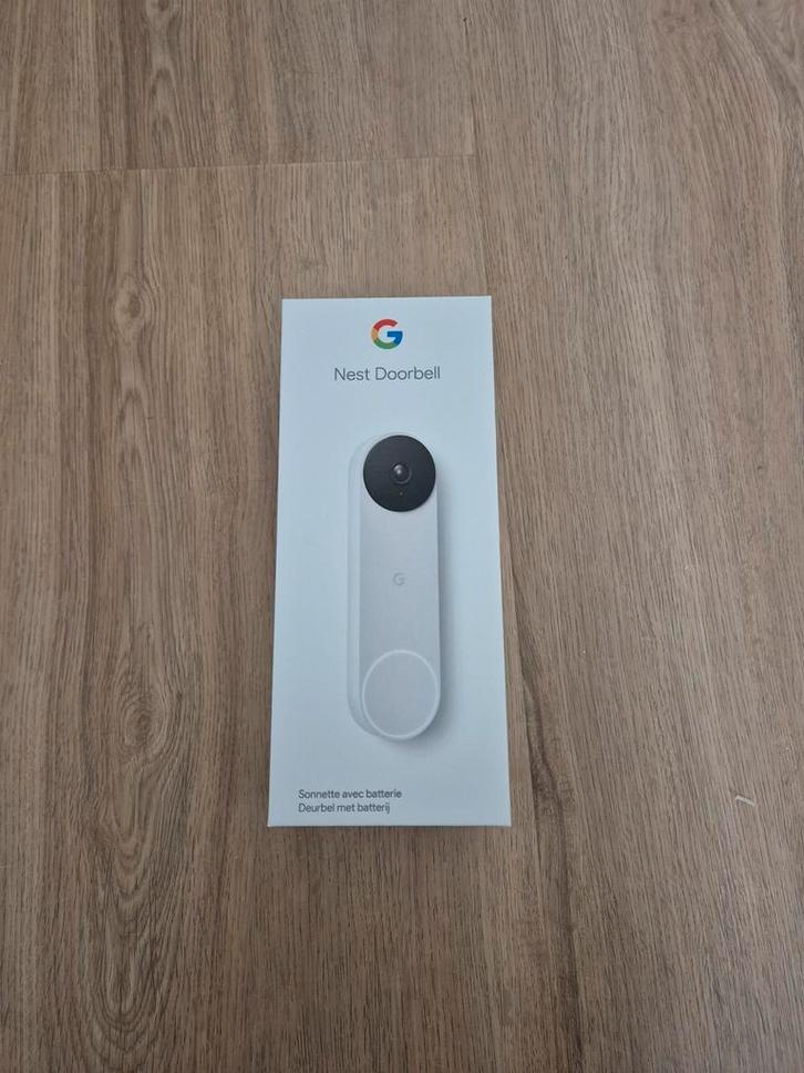 Google Nest deurbel met batterij, Huis en Inrichting, Deurbellen, Gebruikt, Draadloos, Ingebouwde camera, Compatibel met smartphone