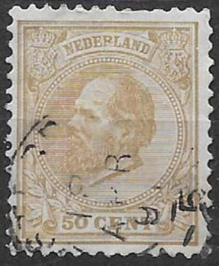 1872, NVPH 27 - Koning Willem III {B1}, Postzegels en Munten, Postzegels | Nederland, Gestempeld, T/m 1940, Ophalen of Verzenden
