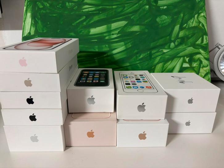 Verschillende lege Apple dozen, Telecommunicatie, Mobiele telefoons | Toebehoren en Onderdelen, Zo goed als nieuw, Apple iPhone
