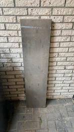 Zware plank, RVS op hout 125 x 30 x 2,5, Doe-het-zelf en Verbouw, Metalen, Ophalen, Zo goed als nieuw, IJzer