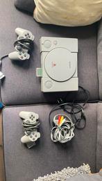 Playstion 1 met toebehoren, Spelcomputers en Games, Spelcomputers | Sony PlayStation 1, Met 2 controllers, Zo goed als nieuw, Met games