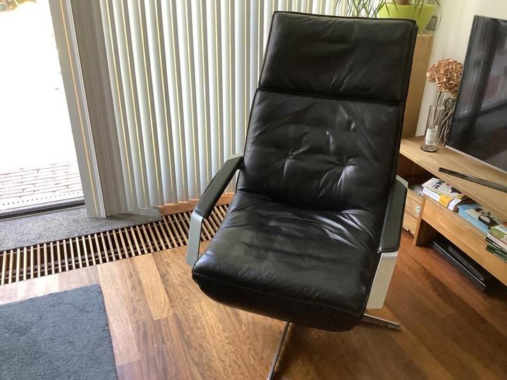 Rolf Benz 577 LSE Relax Stoel - Design Icoon, Huis en Inrichting, Fauteuils, Zo goed als nieuw, Leer, 75 tot 100 cm, Ophalen