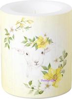 Kaars met Schaap en Narcissen, Diversen, Pasen, Ophalen of Verzenden, Nieuw