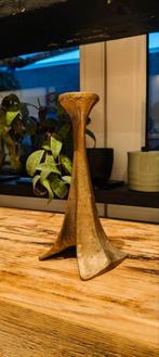 Brutalistische bronzen kandelaar Michael Harjes, Ophalen of Verzenden