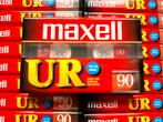 NOS Maxell UR90 1994 NIEUW cassettebandjes UR 90 UR60 UR-90, 2 t/m 25 bandjes, Ophalen of Verzenden, Maxell, Nieuw in verpakking