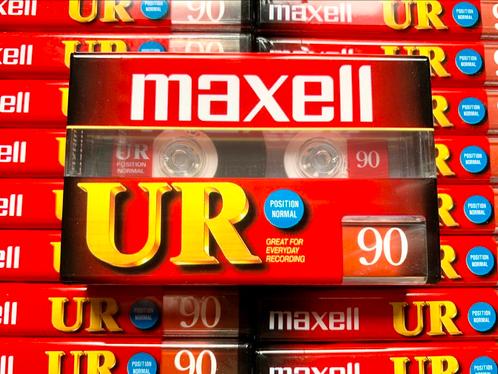 NOS Maxell UR90 1994 NIEUW cassettebandjes UR 90 UR60 UR-90, Cd's en Dvd's, Cassettebandjes, Nieuw in verpakking, Onbespeeld, 2 t/m 25 bandjes