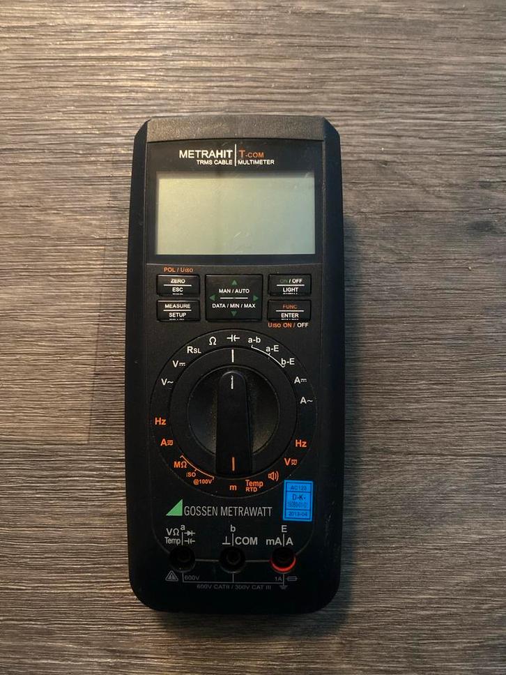 Gossen Metrawatt MetraHit T-Com Multimeter, Doe-het-zelf en Verbouw, Meetapparatuur, Gebruikt, Multimeter, Ophalen