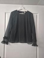 Vila blouse zwart witte stippen - Mt 42, Zwart, Vila, Maat 42/44 (L), Ophalen of Verzenden