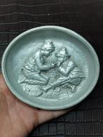 zeldzame vintage aluminium asbak, Antiek en Kunst, Ophalen of Verzenden