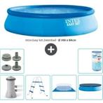 intex easy set 366 x 84 cm, Ophalen, 80 tot 120 cm, Rond, Opzetzwembad