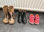 Meisjes schoenen set - 3 paar, Gebruikt, Meisje, Ophalen of Verzenden, Laarzen