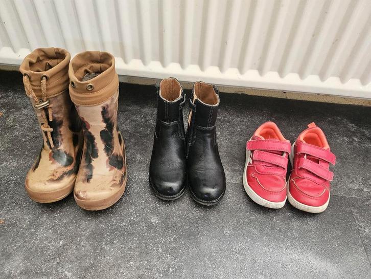 Meisjes schoenen set - 3 paar, Kinderen en Baby's, Kinderkleding | Schoenen en Sokken, Gebruikt, Laarzen, Meisje, Ophalen of Verzenden