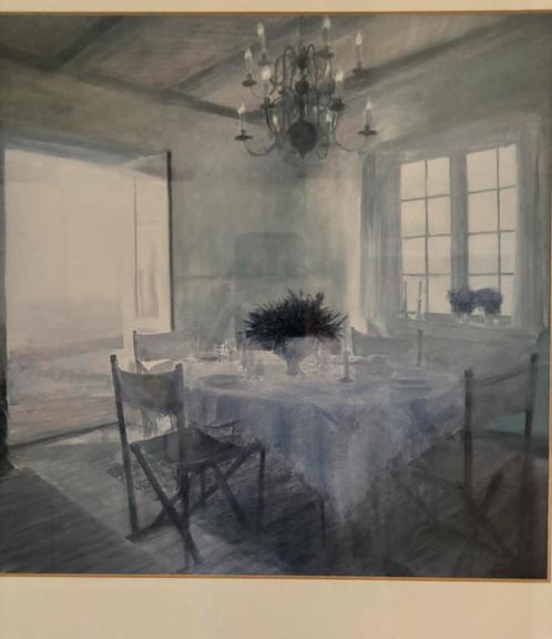 Laura Ashley, vaste prijs €79, Huis en Inrichting, Woonaccessoires | Schilderijen, Tekeningen en Foto's, Gebruikt, Print, Minder dan 50 cm