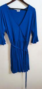 Jacqueline de jong cobalblauwe jurk mt m, Kleding | Dames, Verzenden, Nieuw, Onder de knie