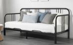 IKEA bank - Bed Fyresdal 1-2persoons, Ophalen, Eenpersoons, Zwart, Zo goed als nieuw