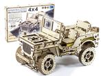 3D Houten Puzzel Off Roader 4x4 Car - DIY Wood Build, Verzenden, Minder dan 500 stukjes, Nieuw, Rubik's of 3D-puzzel