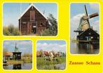 Ansichtkaart	Zaanse Schans	Molens	4-luik, Verzenden, 1980 tot heden, Gelopen, Noord-Holland