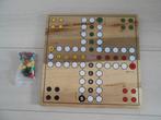 Mens erger je je  niet/Ganzenbord ~Spel op houten bord~, Ophalen of Verzenden, Zo goed als nieuw