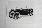 Persfoto Bjering V-4 Cyclecar zomeruitvoering (1918/1920) 1, Ophalen of Verzenden, Nieuw, Overige merken